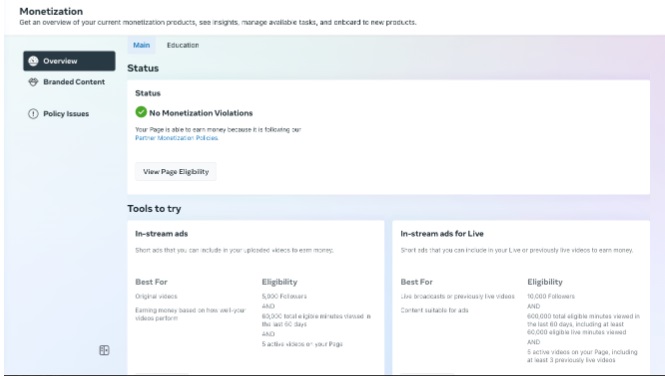 Monetisasi dengan Facebook Ads Break